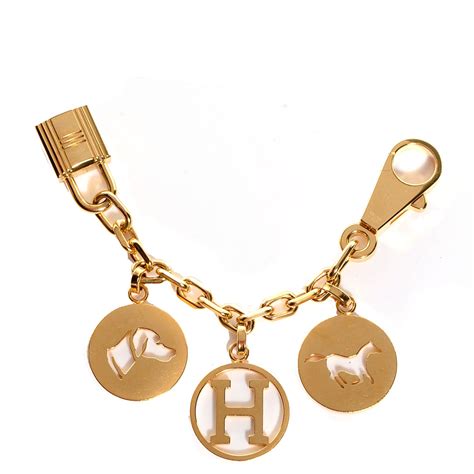 hermes gold breloque bag charm|Hermes Breloque Charm .